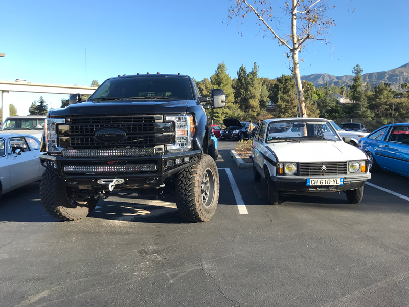At its first cars and coffee.